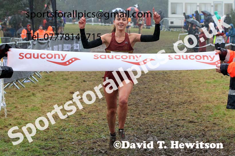 Senior Womens 2023 National Cross Country Relays, Berry Hill Park, Mansfield.  Photo: David T. Hewitson/Sports for All Pics